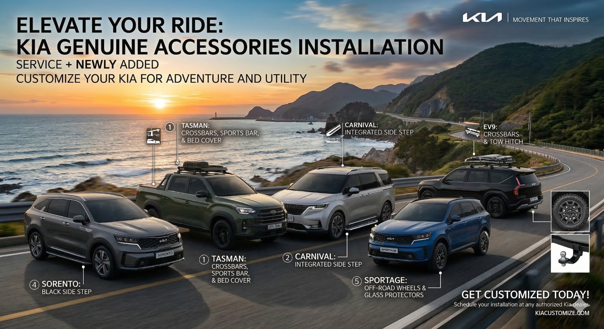 KIA Genuine Accessories Installation